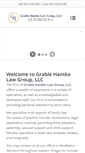 Mobile Screenshot of grablelaw.com